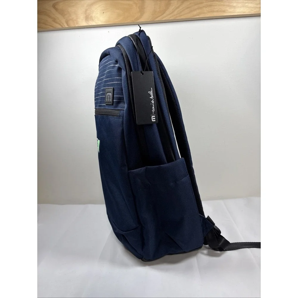TravisMathew Approach Backpack TMB100 Golf Blue‎ Laptop Compartment Company Logo